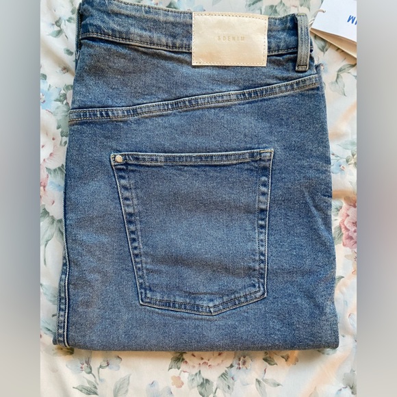 Sz.16 BNWT H&M Denim MIDI Skirt 💙 - Picture 5 of 5